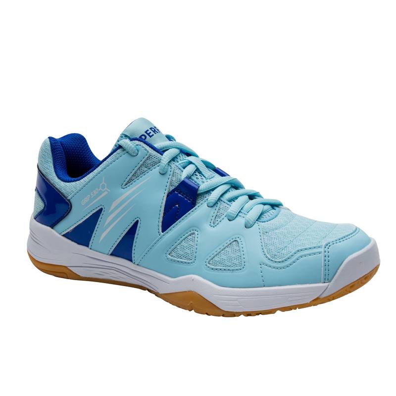 Giày chơi cầu lông Decathlon PERFLY bs 530 cho nữ - xanh da trời size UK 3 - EU 36