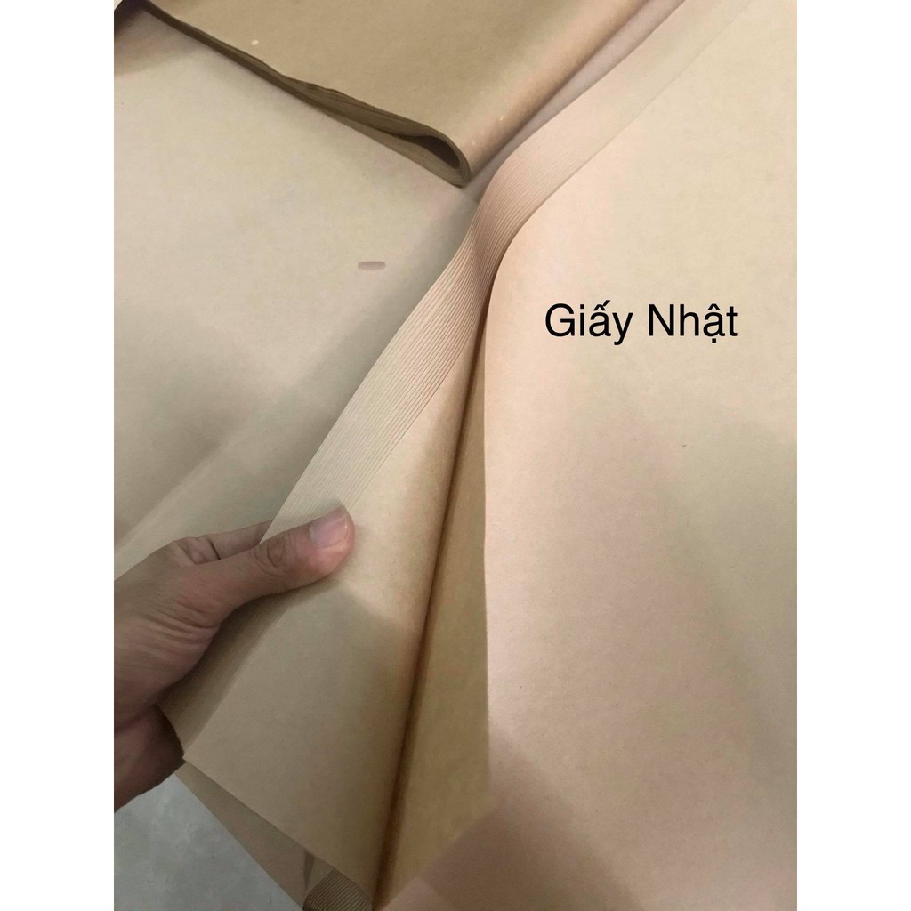 100 tờ giấy xi măng Nhật rập may và gói hàng giấy siêu đẹp