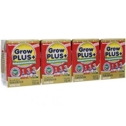 SỮA NƯỚC NUTIFOOD GROW PLUS+ ĐỎ THÙNG 48 HỘP x 110ML