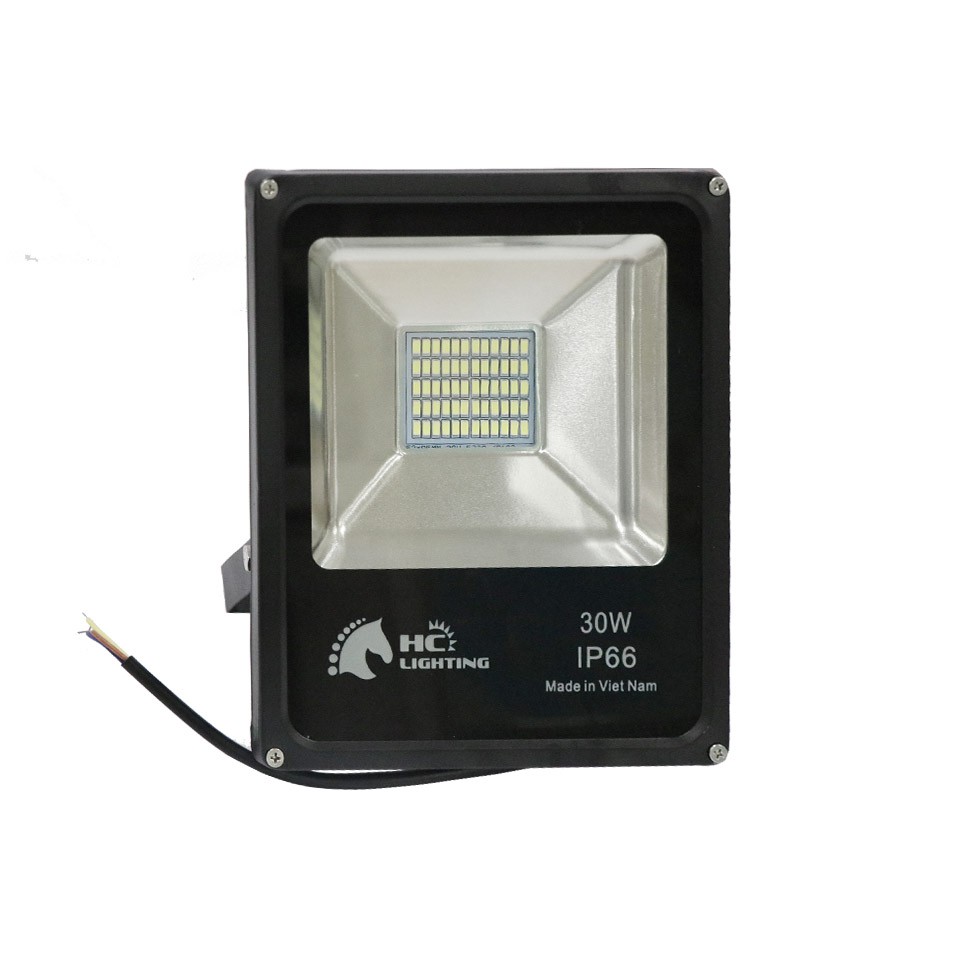 ĐÈN PHA LED SMD 7 MÀU 30W Pha led chuyên lắp đặt ngoài trời chống nước tiêu chuẩn IP66- đèn led HC LiGHITNG