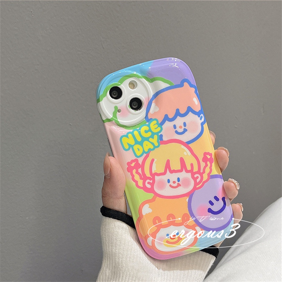 Ốp Điện Thoại Mềm Họa Tiết Hoạt Hình Bảo Vệ Ống Kính Máy Ảnh Cho iPhone 14 13 12 11 Pro Max SE2020 X XR Xs Max 7 8 Plus