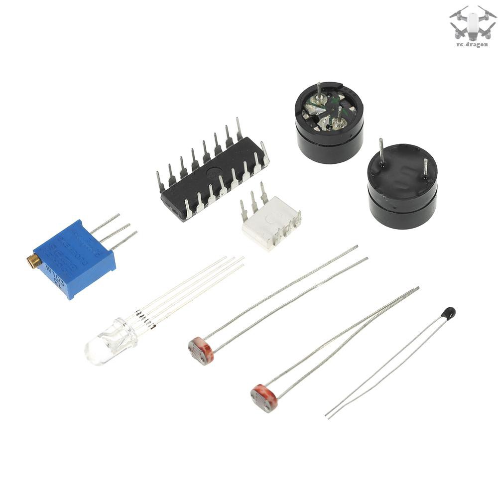 drag-New Electronics Components Basic Starter Kit for Arduino UNO MEGA2560 Raspberry Pi with LED Precision Potentiometer Buzzer Capacitor Resistor