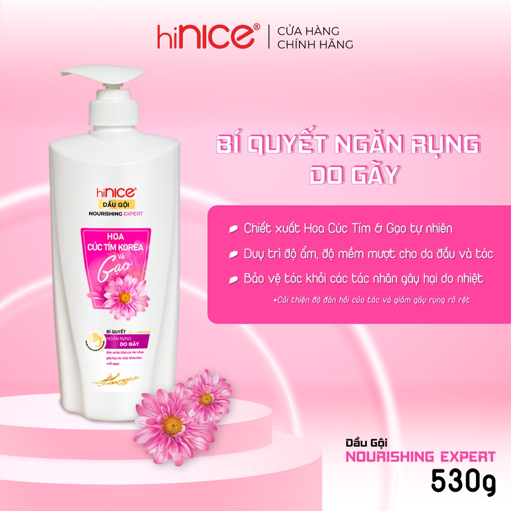 Dầu Gội hiNICE Nourishing Expert PHIÊN BẢN MỚI chăm sóc tóc chuyên sâu 530g