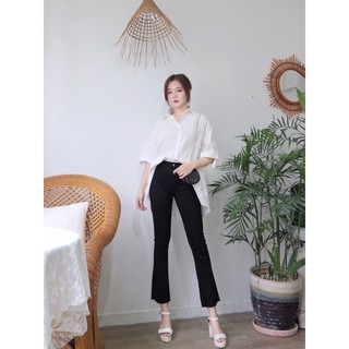 A31 ÁO SƠ MI FORM RỘNG DÀI