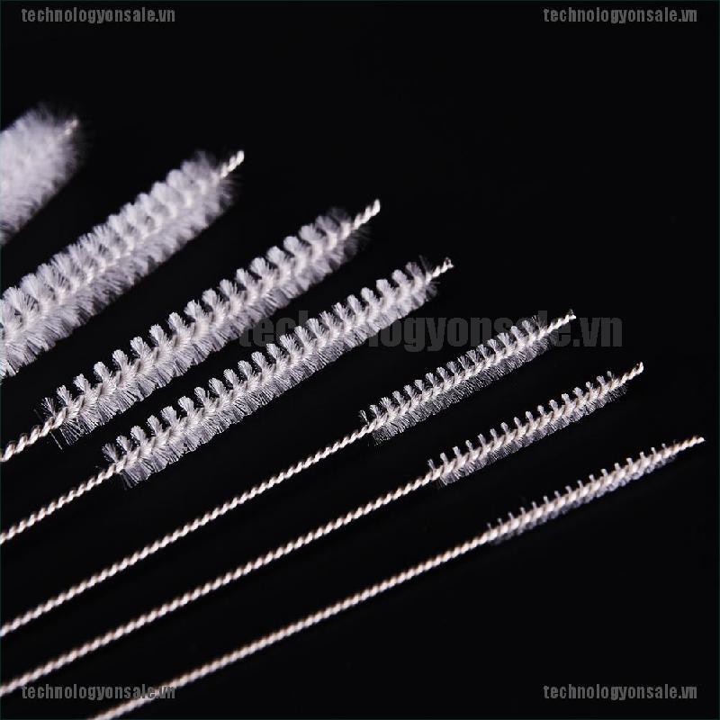 Hot Sale	10X Household Bottle Tube Brushes Cleaning Brush Set Home Kitchen Clean Tool