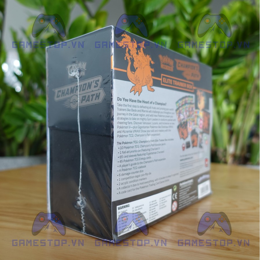 Thẻ bài Pokemon TCG Champion's Path Elite Trainer Box nhập khẩu TRỰC TIẾP MỸ chính hãng pokemoncenter POKTCGUSETB2