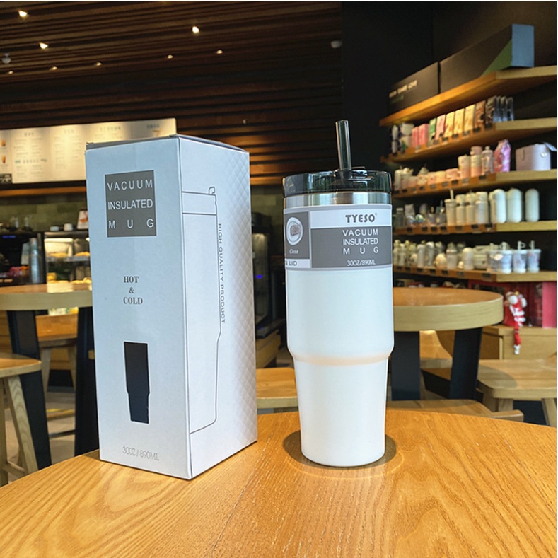 Ly giữ nhiệt Tyeso 890ml , có ống hút . kèm quà tặng | BigBuy360 - bigbuy360.vn