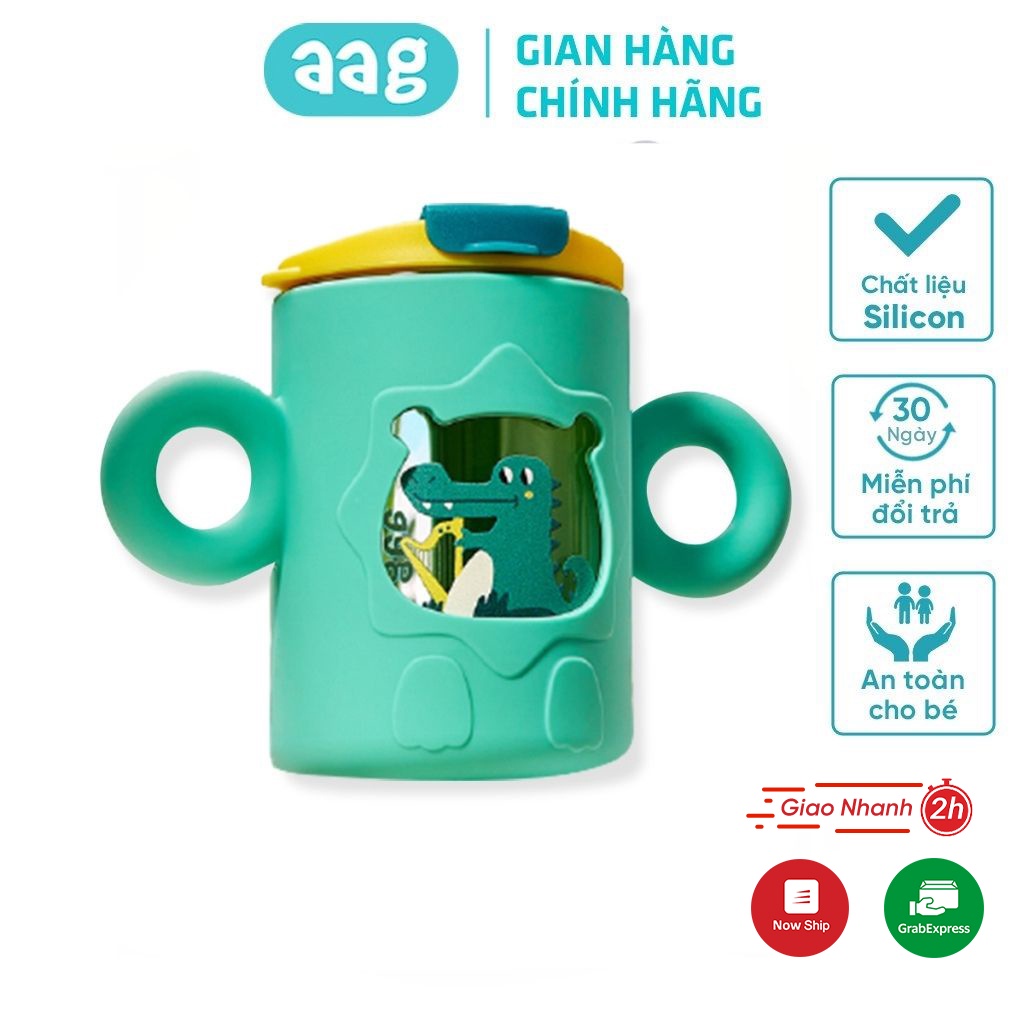 Bình uống nước cho bé AAG2106008 cốc tập uống chống sặc 200ml