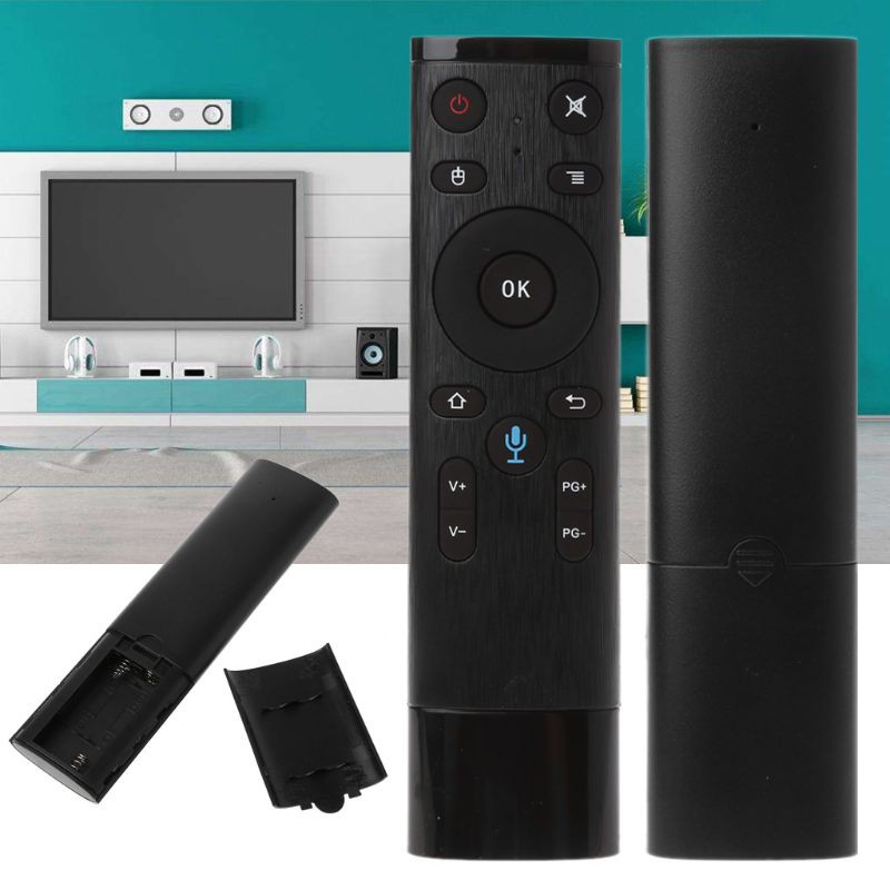 DARK*Remote Control Q5 Voice Fly Air Mouse 2.4GHz Wireless Gyro Sensing Game Smart TV Android Box PC