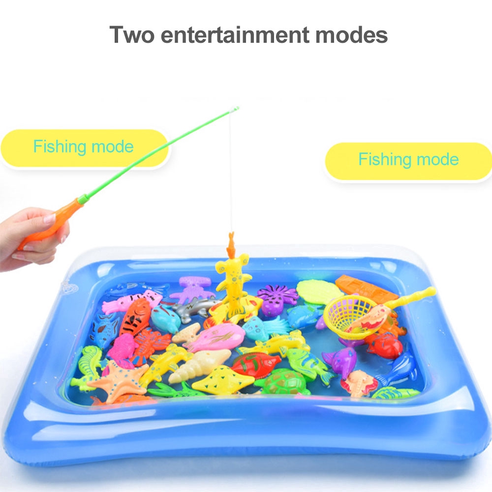 28pc children fishing toy pool set magnetic playing baby fishing toy 『Prettyhat 』