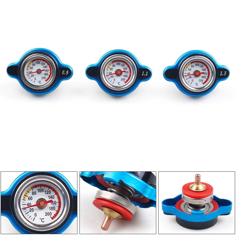 Vỏ Bọc Bộ Tản Nhiệt Chống Nắng Có Đồng Hồ Đo Nhiệt Độ Nước 0 9 Bar 1 1 Bar 1 3 Bar