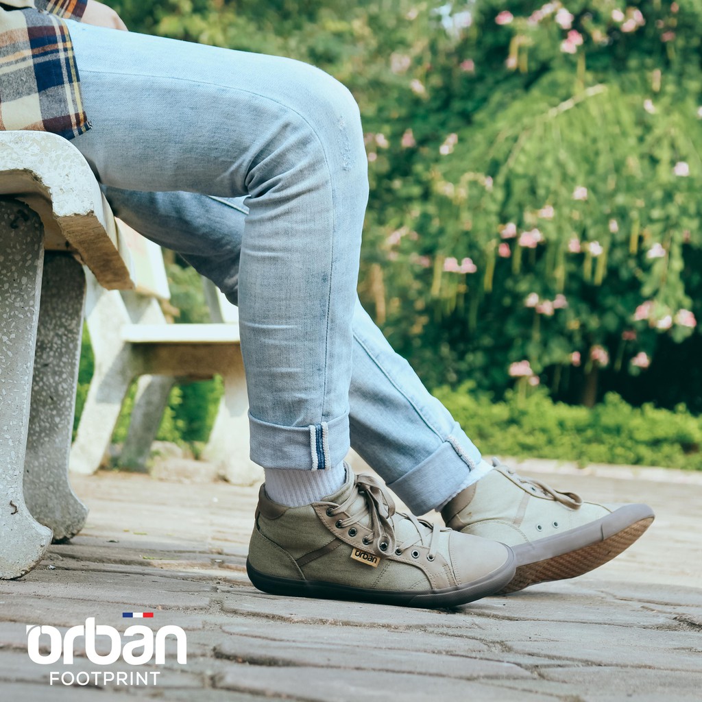 [Mã FARSBR242 giảm 15% đơn 99K] Giày sneaker nam Urban UM1707 be và đen | BigBuy360 - bigbuy360.vn