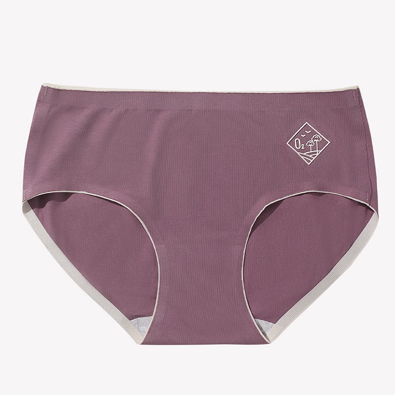 Quần Lót Cotton Không Đường May Phối Màu Trơn Đơn Giản Cho Nữ | BigBuy360 - bigbuy360.vn