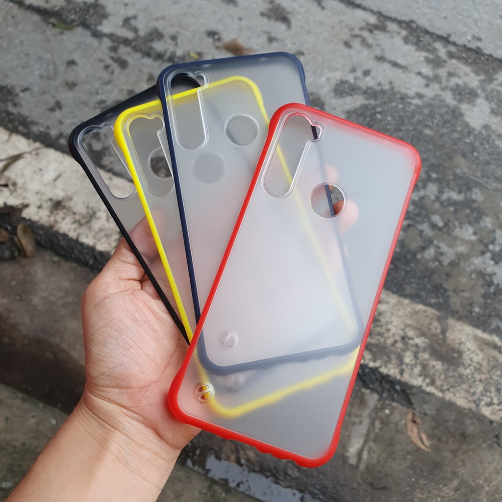 Ốp lưng nhám viền nửa cạnh ôm khít máy, chống bám vân tay Xiaomi Redmi Note 7/ Redmi Note 8 Pro/ K20/ K20 Pro/ Mi 9T