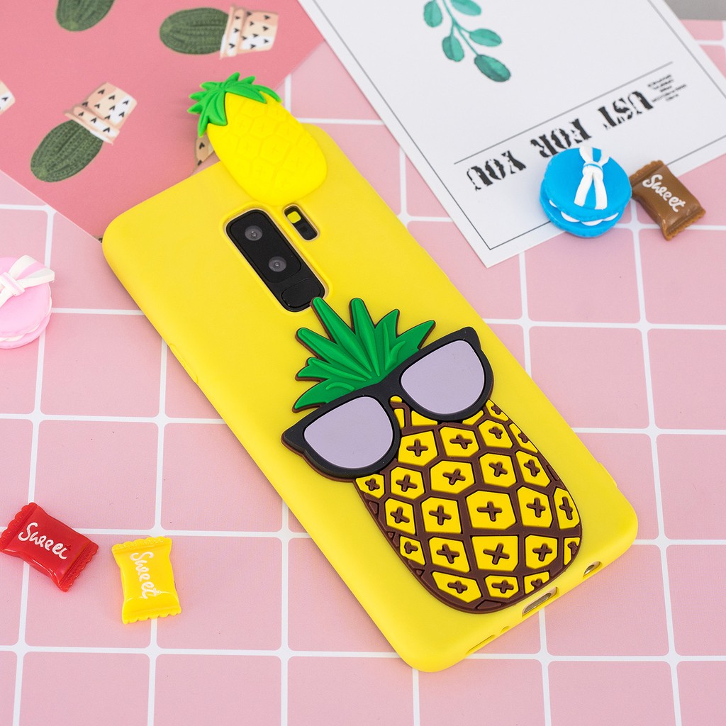 Ốp điện thoại silicone hoạ tiết mèo hoạt hình xinh xắn cho Samsung s9plus | BigBuy360 - bigbuy360.vn