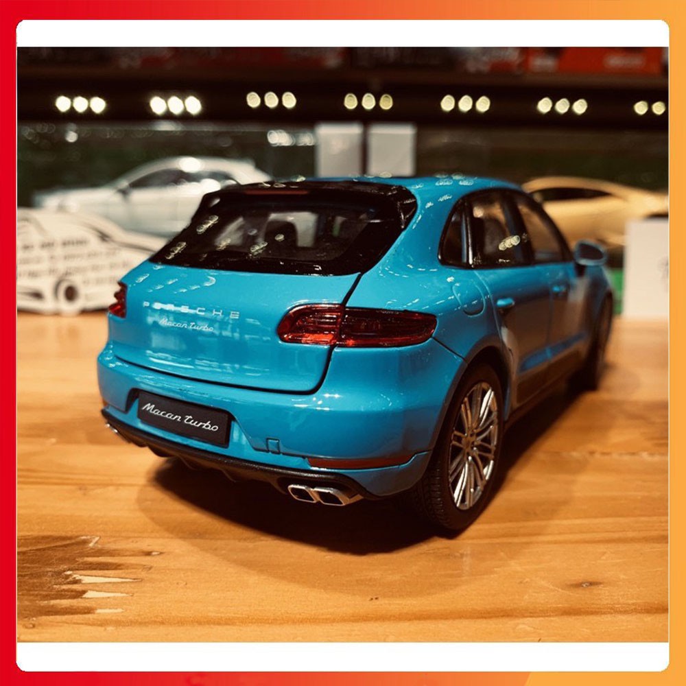 Xe mô hình Porsche Macan Turbo tỉ lệ 1:24 hãng Welly