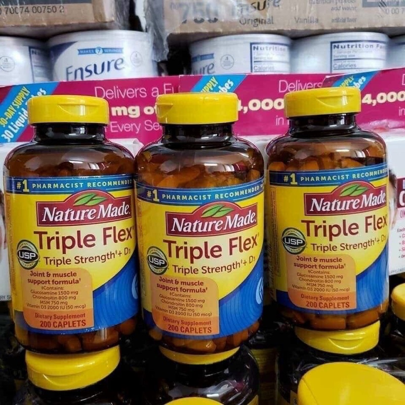 Viên uống bổ khớp Nature Made Triple Flex của Mỹ 200 Viên