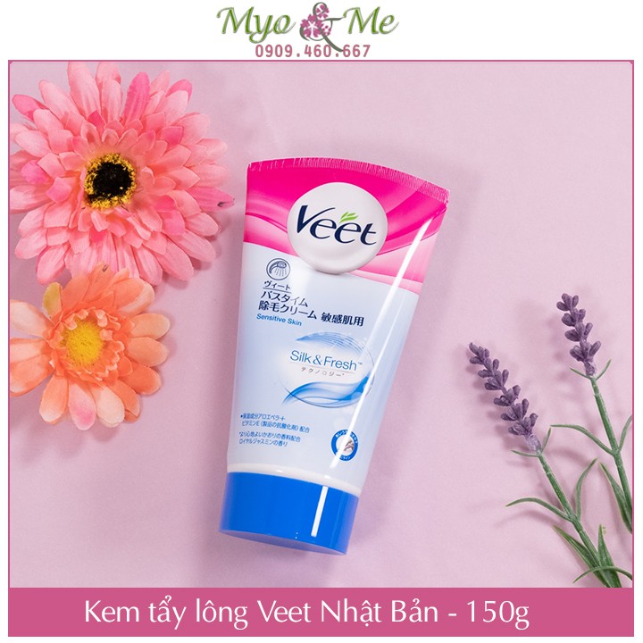 Kem tẩy lông Veet Nhật Bản dành cho da nhạy cảm