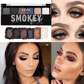 Bảng mắt 6 màu Nyx Smokey Fume