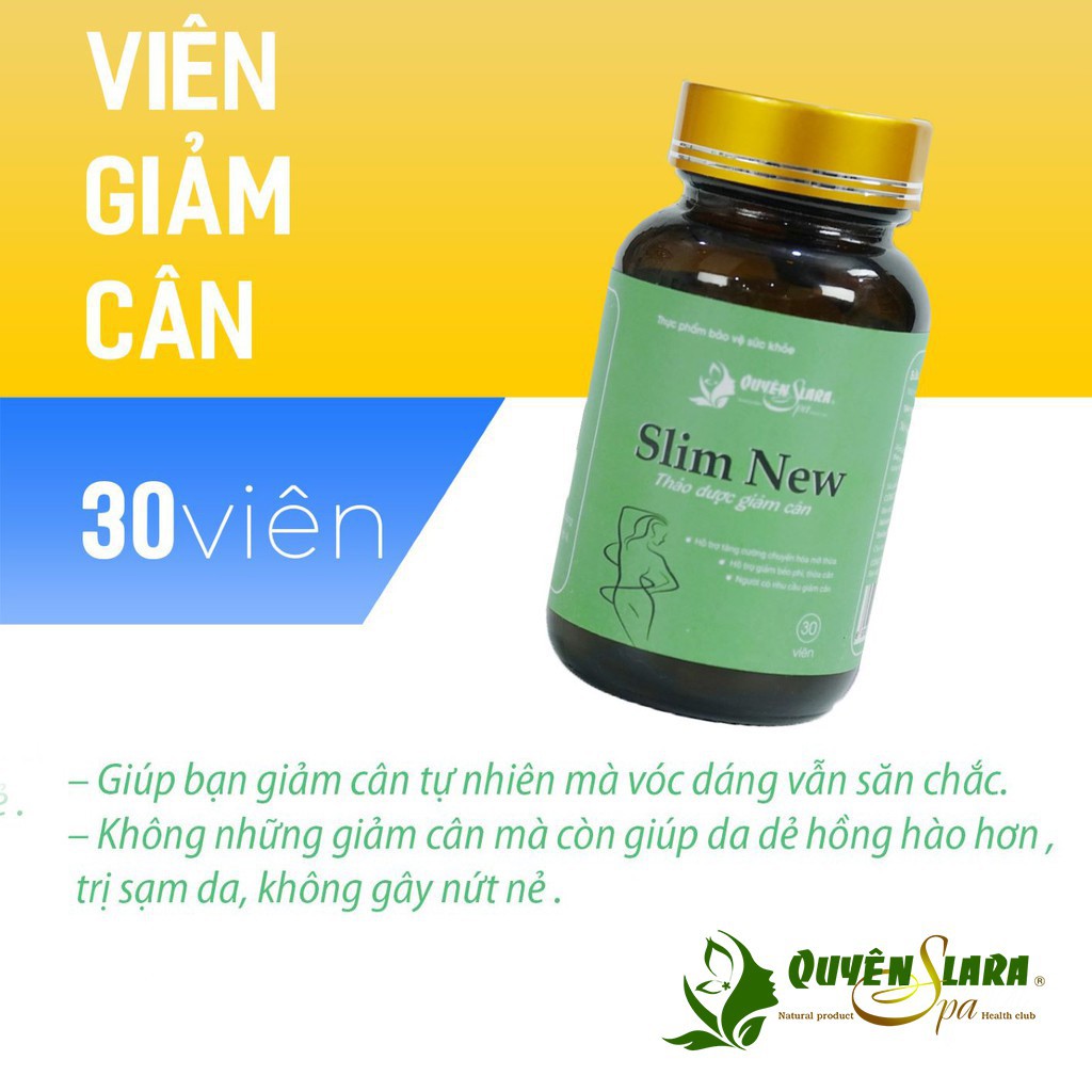 Viên giảm cân thiên nhiên Slim New - Quyên Lara [Hộp 30 viên] | BigBuy360 - bigbuy360.vn