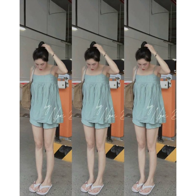 Bộ 2 Dây Siêu Hot Trend - Chất liệu lụa satin