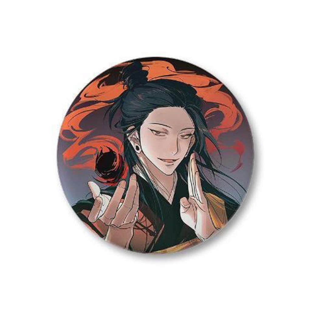 SUSANS Party Gift Anime Badges Creative Gojo Gokudaka Kurome Conjure Back Second Element New Ornamental Badge Brooch Pendant Modern Metal Badge