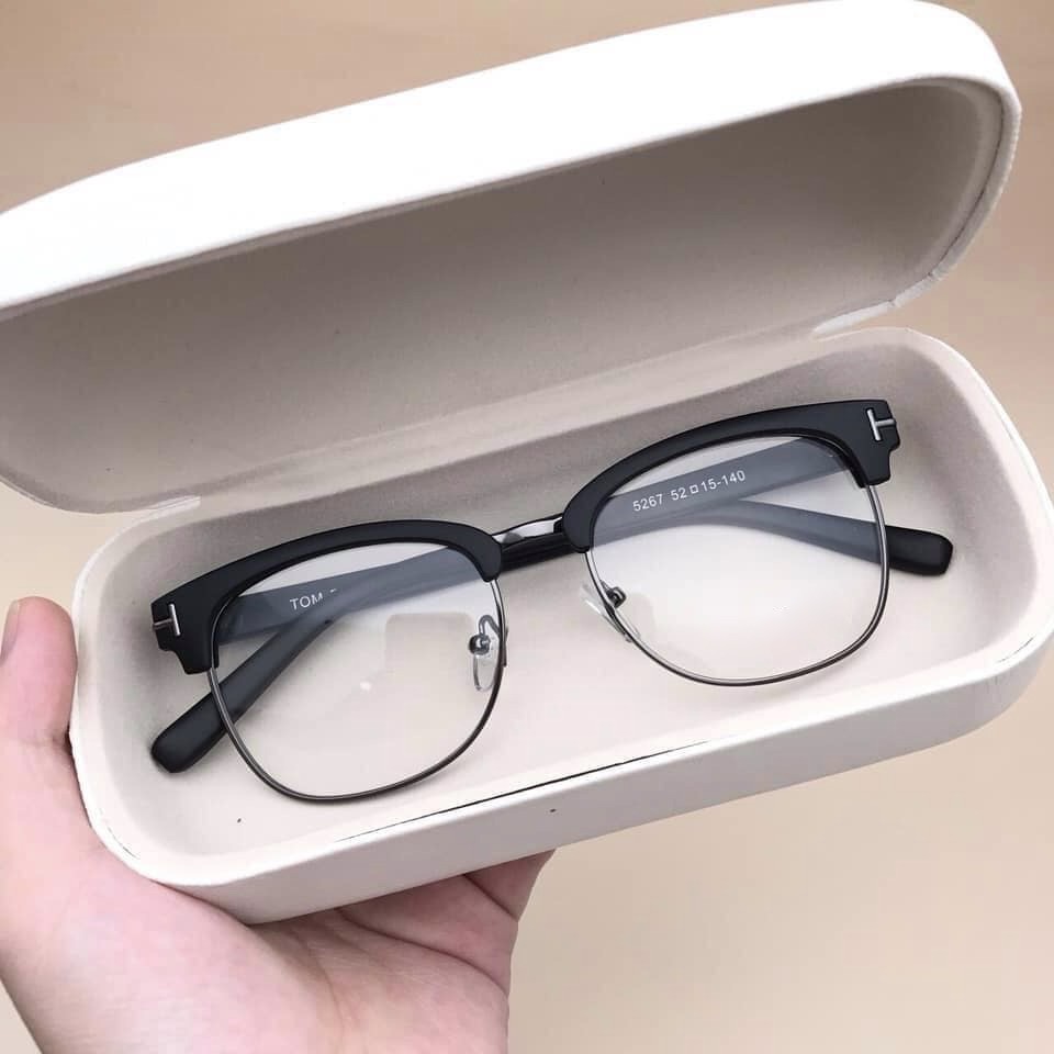 Gọng kính cận vuông nửa Hàn Quốc 5267