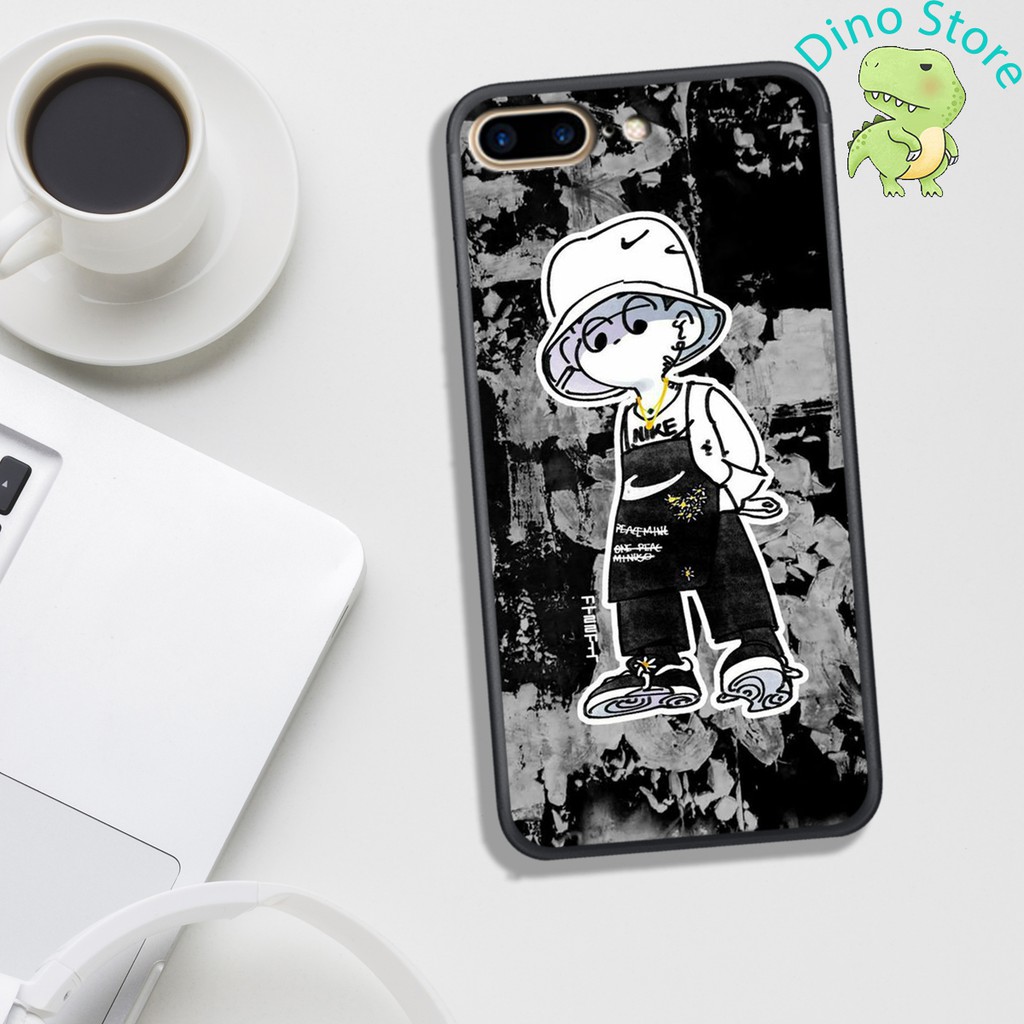 ỐP LƯNG IPHONE 7 PLUS/8 PLUS/6 PLUS IN HÌNH PEACEMINUSONE G-DRAGON.