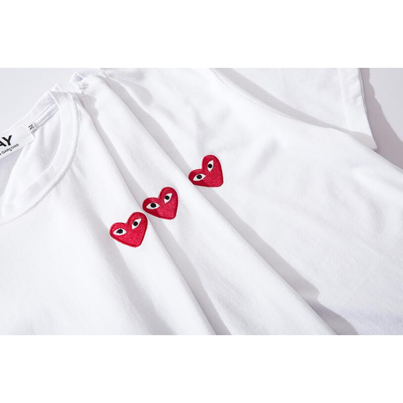 Áo thun tay ngắn bằng cotton họa tiết in cho nam và nữ