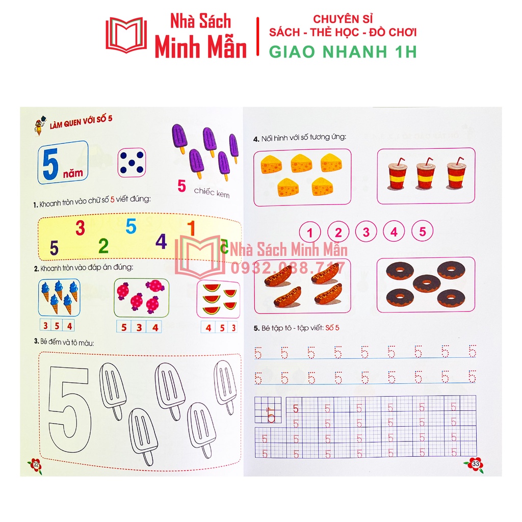 Sách - Toán Tư Duy - Dành cho trẻ em từ 4 - 6 tuổi