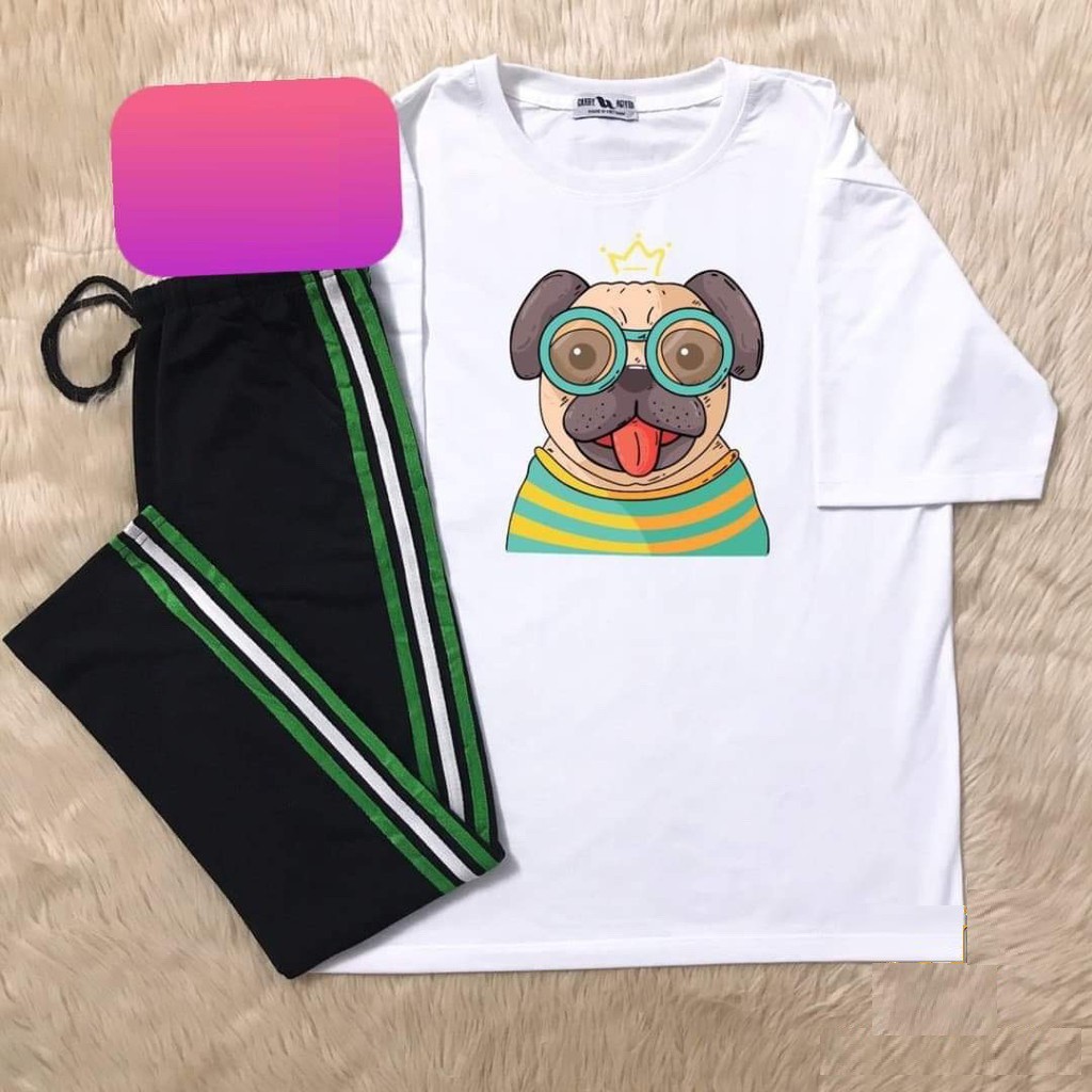 Sét Đồ Bộ Nữ Xinh Cute Quầna Phối Áo Thun Nữ Form Rộng Mặc Mùa Hè, Mặc Ở Nhà, Phong Cách Teen Hàn Quốc (NHIỀU MẪU)