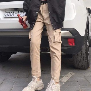 Fresship quần kaki túi hộp - box pants unisex