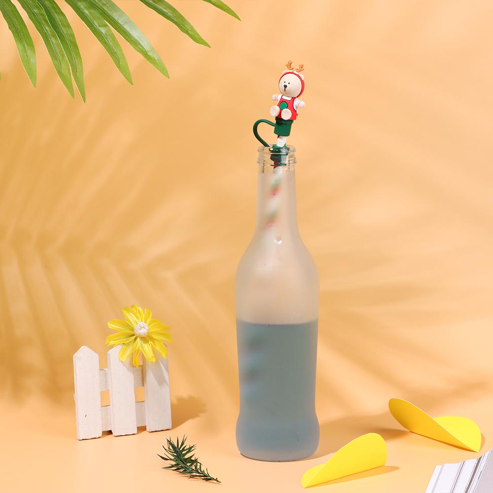 PISTA Ống Hút Bằng Silicone Tái Sử Dụng Tiện Lợi Ốp