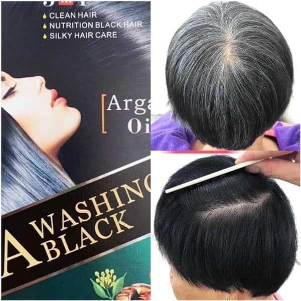 Sin hair, Dầu gội phủ bạc nhân sâm Nhật Bản FREESHIPphủ bạc sau một lần gội từ thiên nhiên, 500ml