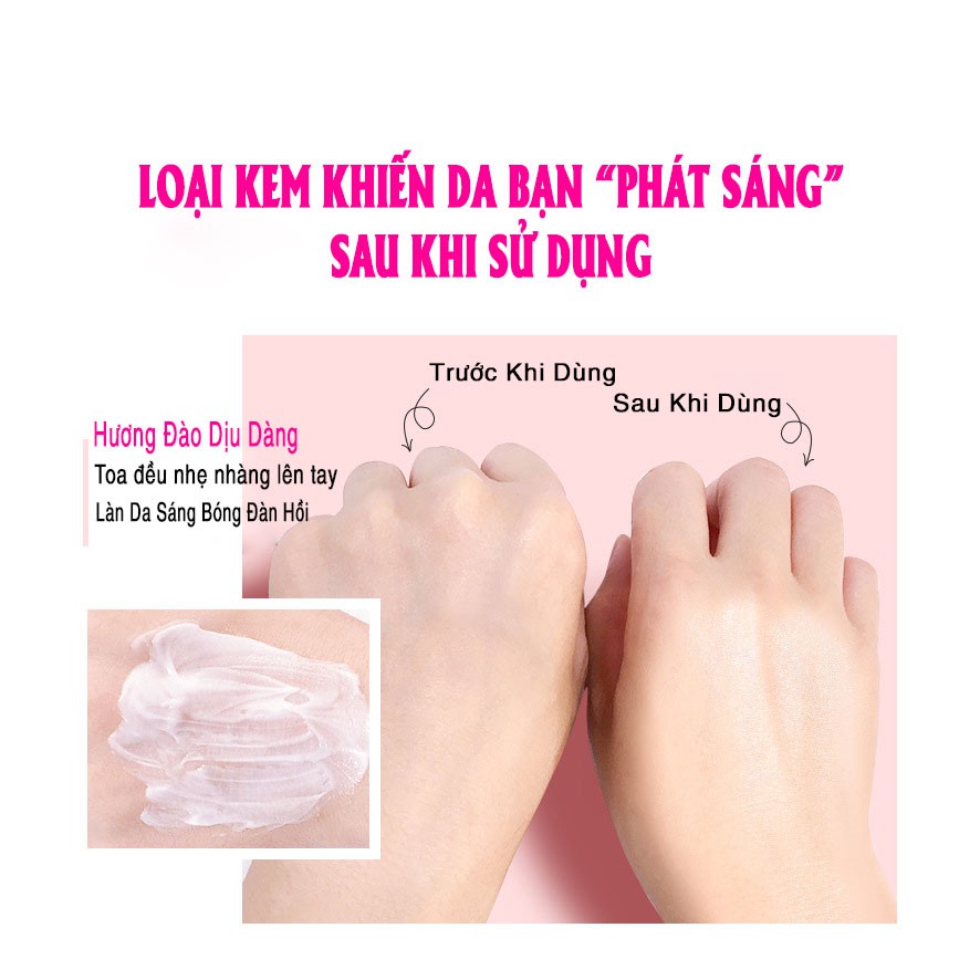 [CHÍNH HÃNG] FUSHITING Sữa Dưỡng Thể Trắng Da Chiết Xuất Đào Làm Trắng Làm Mờ Thâm Cấp ẩm Chống Năng 150g | BigBuy360 - bigbuy360.vn