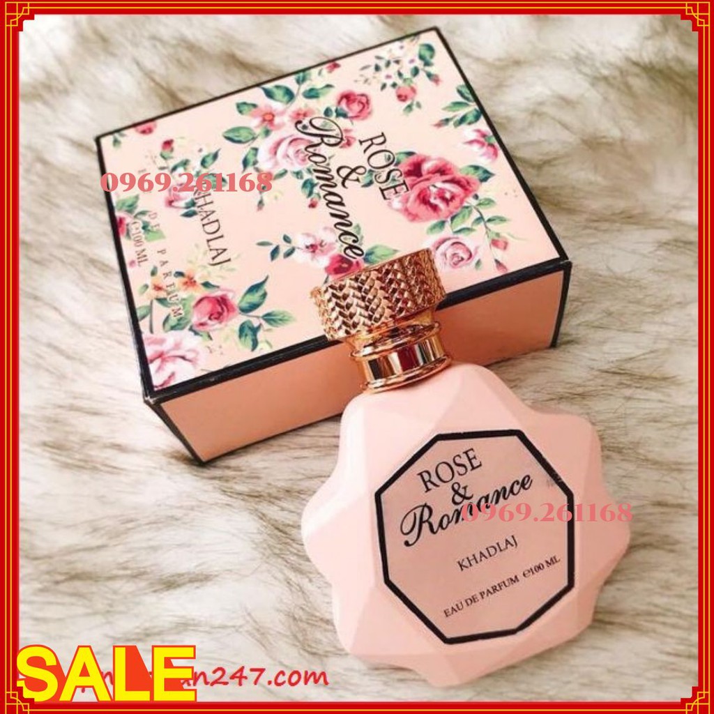 Nước Hoa Dubai Rose &amp; Romance 100ml - 100% Authentic