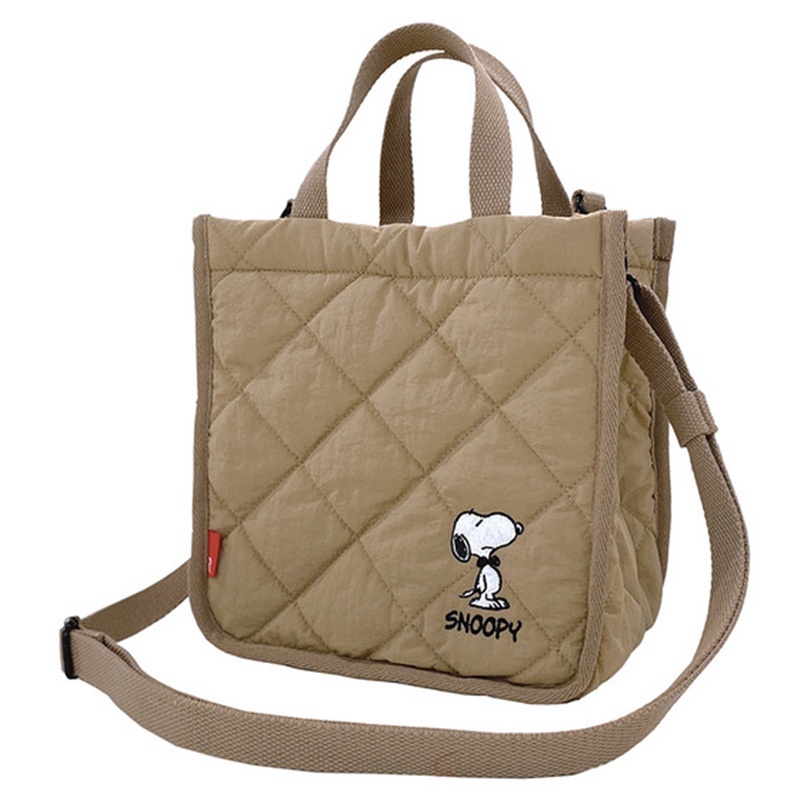 Túi Đeo Chéo Cỡ Lớn Thêu Họa Tiết Snoopy Phong Cách Nhật Bản Mới