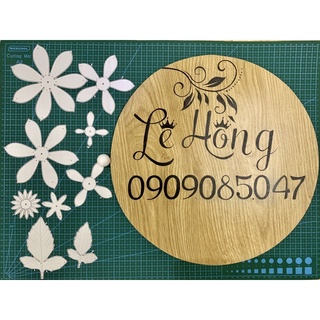 Khuôn cắt làm hoa thược dược