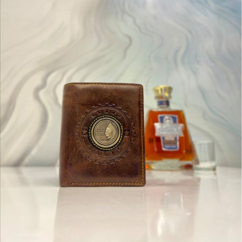 Ví nam cao cấp da bò thật dáng đứng cầm tay đẹp thời trang bóp nam cefiro đựng tiền đựng thẻ full hộp