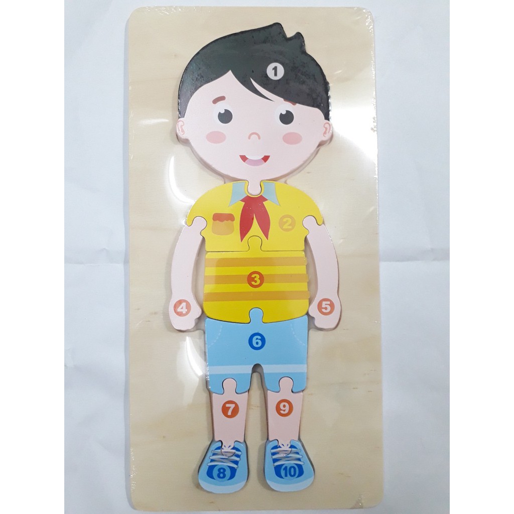 Ghép hình gỗ siêu xinh cho bé nhiều mẫu lựa chọn / giáo cụ cho bé vừa học vừa chơi
