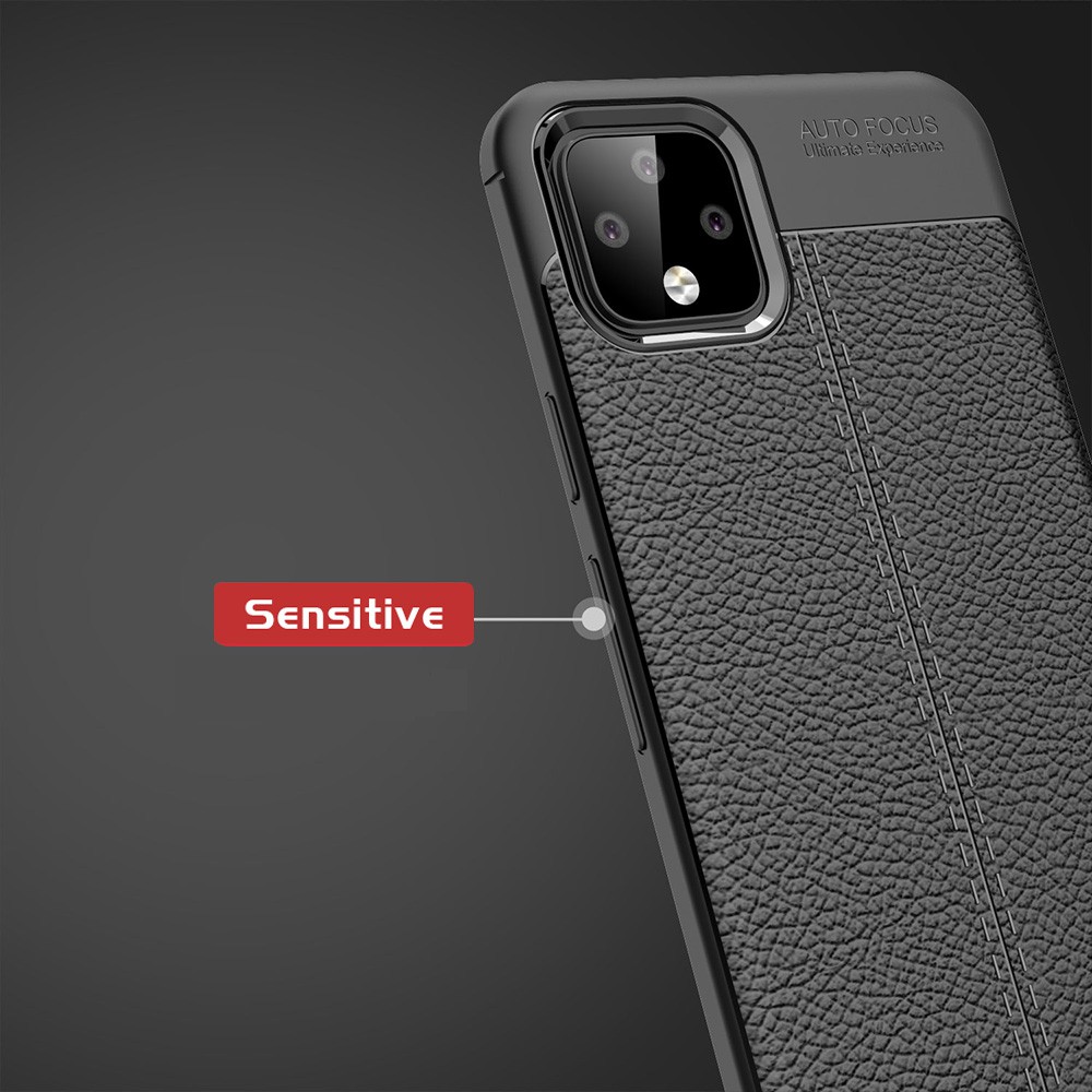 UFlaxe Ốp điện thoại silicon mềm kết cấu vải thiều siêu mỏng chống sốc cho Google Pixel 3a 4 XL