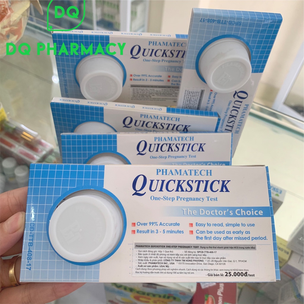 Que thử thai Quickstick nhập khẩu USA chính hãng