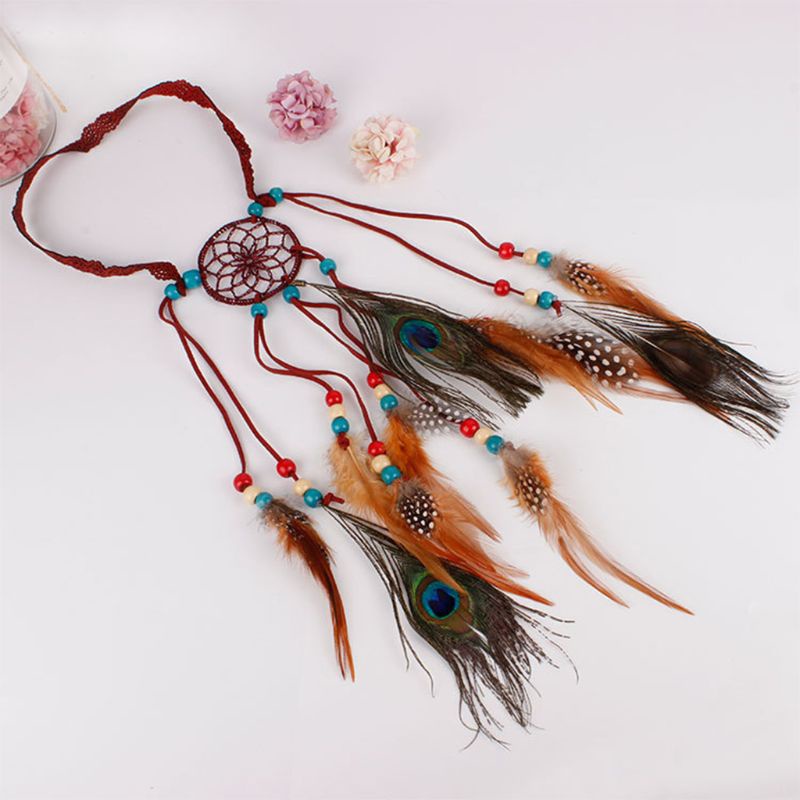 Vòng Bắt Giấc Mơ Đính Hạt Nhiều Màu Phong Cách Bohemian