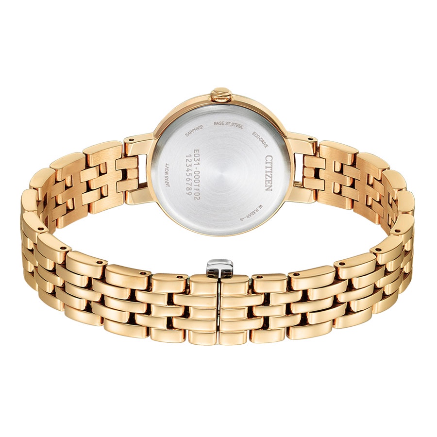 Đồng Hồ Nữ Citizen Dây Thép Không Gỉ EM0993-82Z - Mặt Xanh (Sapphire)