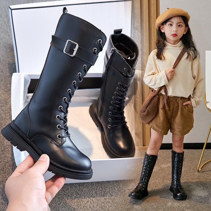 Giày boot cao cổ, giày ủng bốt có khoá cho bé  sz 27-37 | BigBuy360 - bigbuy360.vn