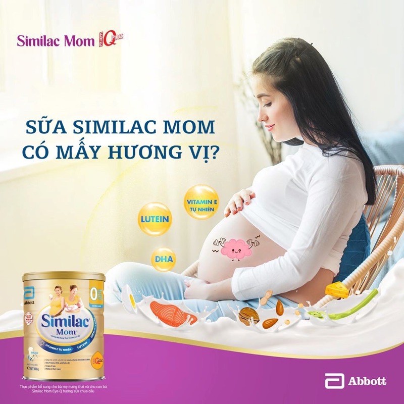 Sữa Bột SimilacMom Lon 400g, 900g Hương Vani