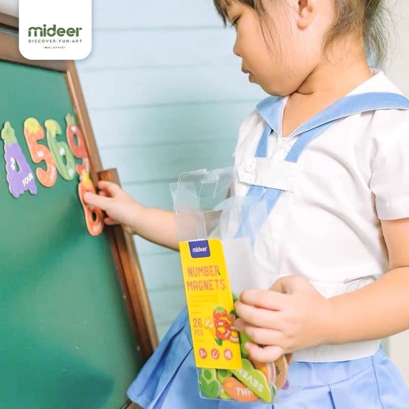 [Chính Hãng] Bộ Chữ Cái Và Số Nam Châm Mideer Letter Magnets Number Magnets
