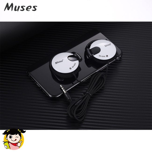 Tai Nghe Dạng Móc Tai Có Dây Điều Khiển Mic Dành Cho Video MP3 / Máy Tính Thể Thao