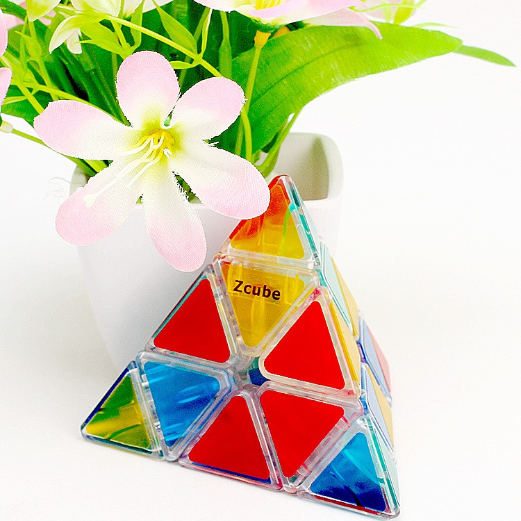 ✔️✔️ Đồ chơi Rubik Z-Cube TRONG SUỐT Pyramix Tam Giác - FN0418