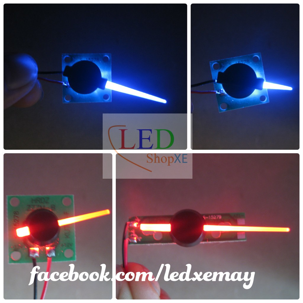 Kim led xe máy - Đỏ - Xanh dương - Tím - Trắng - Xanh lá